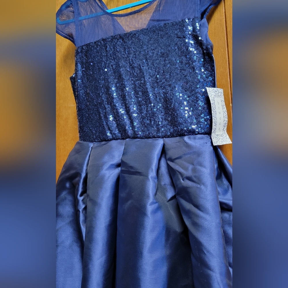 Blue between dress